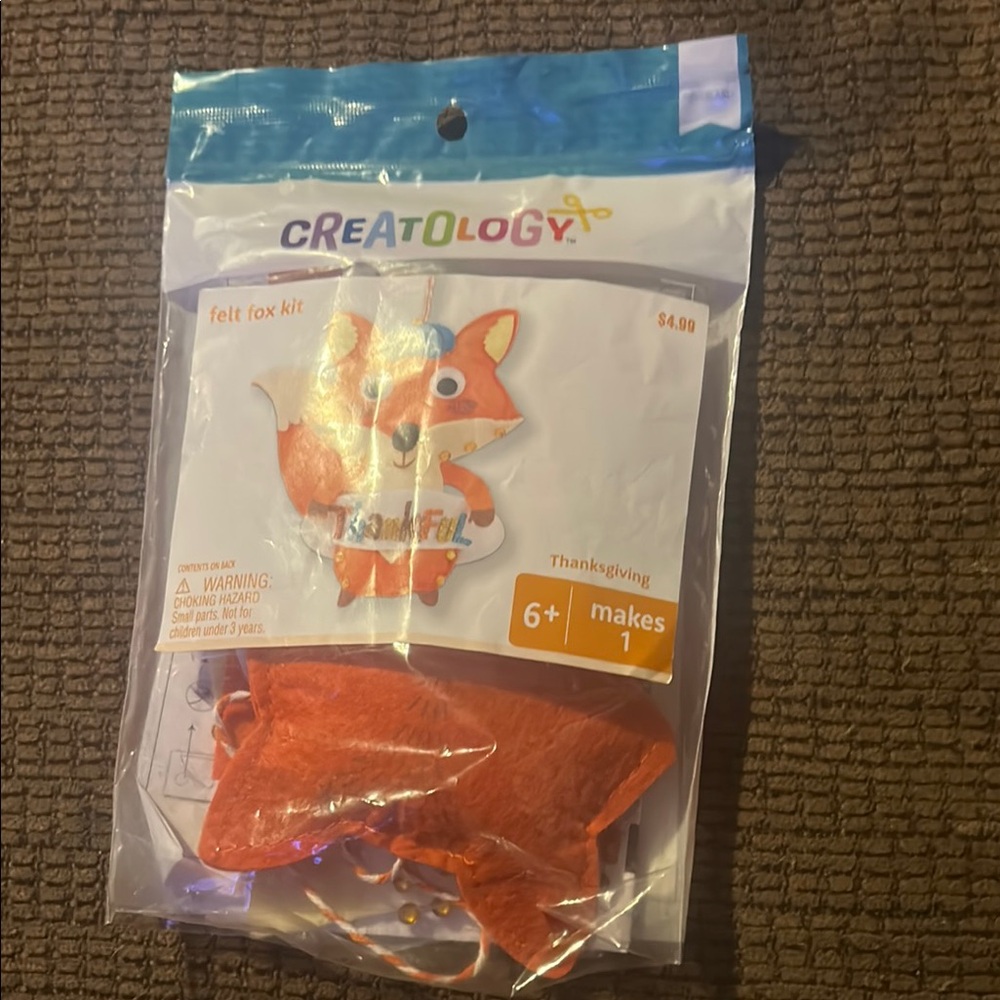 Creatology Felt Fox Kit - Orange